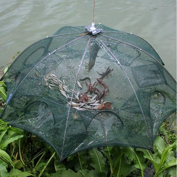 Siatka pułapka na ryby składana 6 otworów 95cm