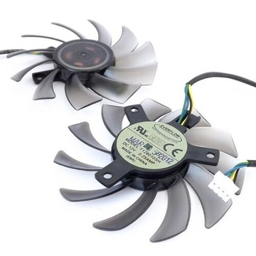 Wentylator ASUS GTX750 GTX 750Ti GTX 650Ti R6850 6850 HD6850 T128010SH 4PIN