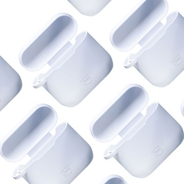 Белый чехол для наушников AirPods 3-го поколения 3mk.