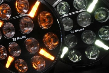SKYLED JUPITER 9X ПОЛНОСТЬЮ СВЕТОДИОДНЫЕ ФАРЫ БЕЛЫЙ ОРАНЖЕВЫЙ ПОЛОЖЕНИЕ