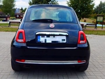 Fiat 500 II Seria 4 1.2 69KM 2016 Fiat 500 1.2 Black &amp; White polift szklany dach parktronik bezwypadkowy, zdjęcie 7