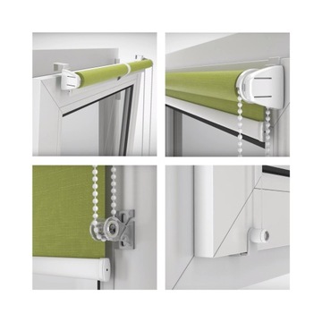 МИНИ ИНТЕРЬЕРНЫЕ ЖАЛЮЗИ РУЛЕНЫЕ ШТОРЫ 57x150 Красный