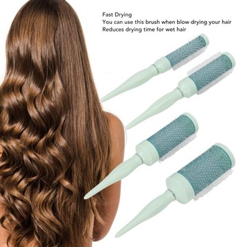 Набор круглых щеток Снижает статическое электричество.