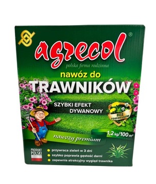 Nawóz do trawników Szybki Efekt Dywanowy 1,2 kg Agrecol