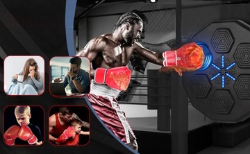 МУЗЫКАЛЬНЫЙ БОКСЕРСКИЙ МАШИНА И БОКСЕРСКИЕ ПЕРЧАТКИ