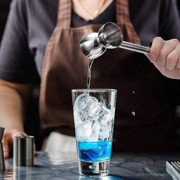 Барменский мерный стакан Jigger со стальной ручкой, 15/30 мл