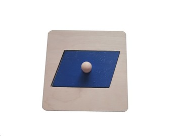 Układanka równoległobok Montessori