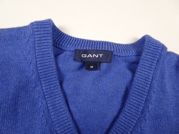 Gant Sweter Bluza Bawełna V-Neck M