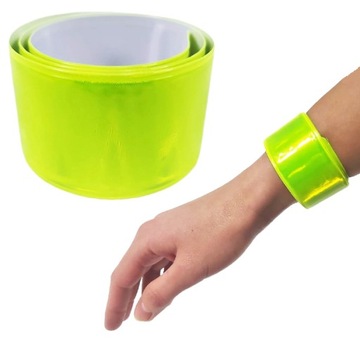 OPASKA ODBLASKOWA SAMOZACISKOWA NA RAMIĘ GŁADKA 40