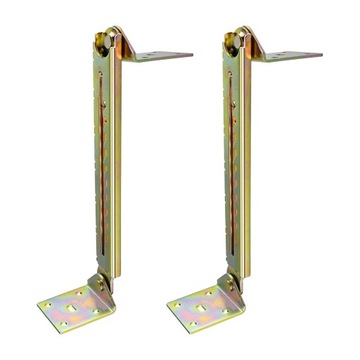 2Pcs Lifting Rod Hinge, Adjustable Color zinc