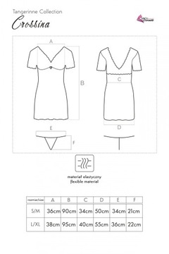 Livia Corsetti Crossina koszulka + stringi S/M