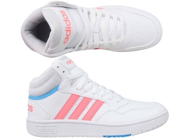 ADIDAS HOOPS MID GW6110 BUTY TRAMPKI SKATE BIAŁE