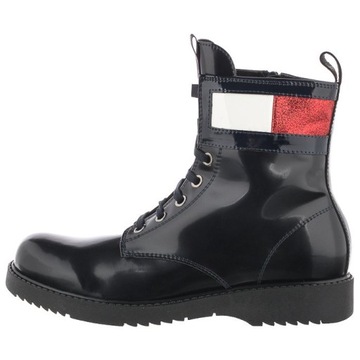 Buty Tommy Hilfiger Lace-Up Boot T4A5 Granatowe