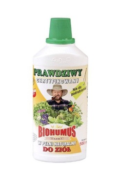 BIOHUMUS EXTRA Nawóz Naturalny Do Ziół 0,5L