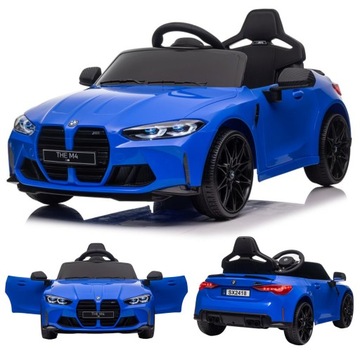 Auto Na Akumulator BMW M4 Niebieskie Elektryczny Samochód dla Dzieci Pilot