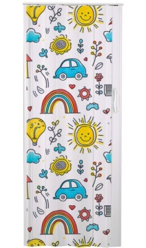 АРМОНИК ДВЕРЬ КРАСНАЯ СТЕНДА 83 СМ