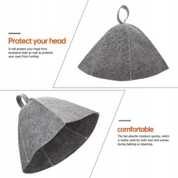 2 шт. портативная шапочка для сауны