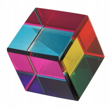 Оптический куб 25 мм, цветной куб-призма