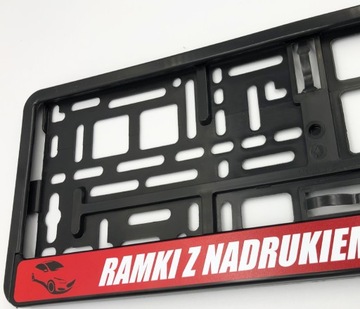 Ramki Ramka pod tablice z nadrukiem 50 FULL Kolor