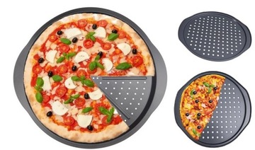 BLACHA FORMA DO PIECZENIA PIZZY na PIZZĘ TACA 38cm