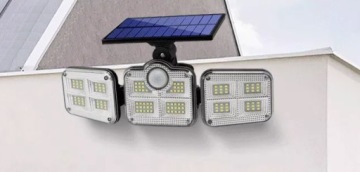 СОЛНЕЧНАЯ ЛАМПА 122 LED Датчик движения COB ДИСТАНЦИОННЫЙ E084