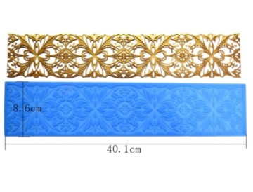 Силиконовая форма Форма силиконового коврика LACE A03030