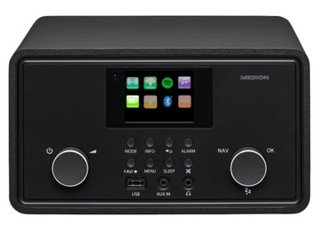 RADIO INTERNETOWE SIECIOWE FM BLUETOOTH FM DAB+ WYŚWIETLACZ SPOTIFY DRZEMKA