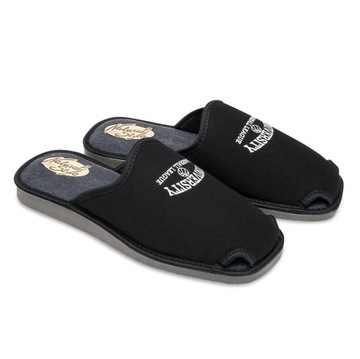 KAPCIE MĘSKIE NATURAL STYLE NS-028 CZARNO-SZARE 45