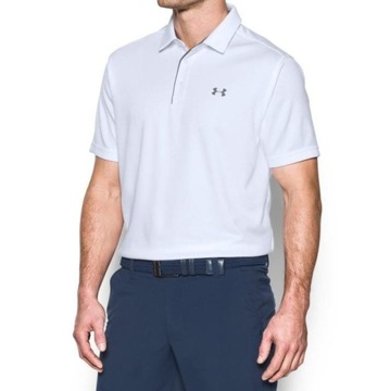 Under Armour Polo UA Tech 1290140 Biały Regular Fit