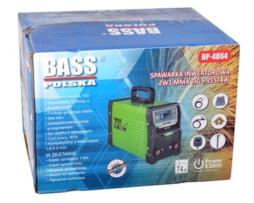 BASS POLSKA SPAWARKA INWERTEROWA MMA TIG 330A LUX