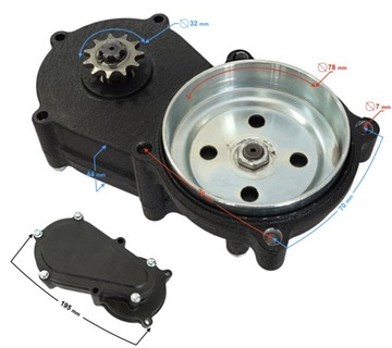 Чехол привода для карманного редуктора CROS для мини-квадроцикла