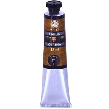 Farba olejna Artea 18ml czerń kostna