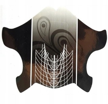 Szablon SZPIC formy przedłużanie paznokci 100SZT