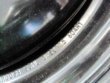 KOLO REZERVY 16" PEUGEOT 208 II 22 R