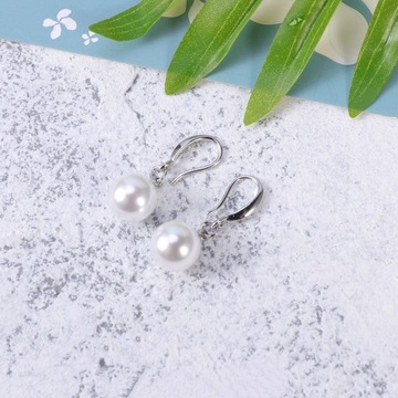 АНТИАЛЛЕРГИЧНЫЕ СЕРЬГИ С ЖЕМЧУГОМ СЕРЬГИ С ЖЕМЧУГОМ