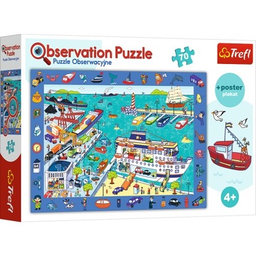 Puzzle obserwacyjne Odwiedzamy port Trefl