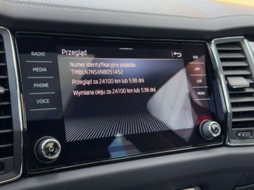 Skoda Kodiaq I SUV Facelifting 2.0 TDI SCR 200KM 2022 Skoda Kodiaq LK 7os. Matrix, ACC, DCC, Keyless, Kamera 360 2.0 Diesel, zdjęcie 33