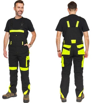 Spodnie robocze ogrodniczki CLASSIC-VIS 62