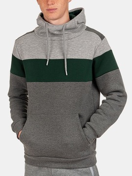 BLUZA MĘSKA DRESOWA Z KAPTUREM BAWEŁNA 2XL