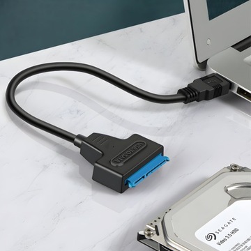 АДАПТЕР USB 3.0 НА SATA 2.5 ДЛЯ КАБЕЛЯ-ПРЕОБРАЗОВАТЕЛЯ HDD SSD