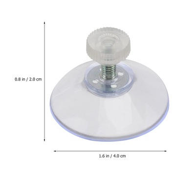 Przyssawki śrubowe z gwintem gumowym 10 szt