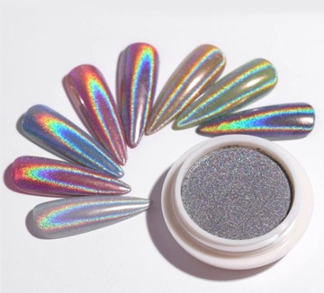 NAIL POWDER HOLO EFFECT голографическая DUST для украшения ногтей