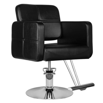 FOTEL FRYZJERSKI HAIR SYSTEM CZARNY