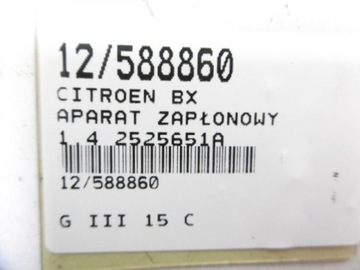 BX APARÁT ZAPALOVACÍ 1,4 2525651A