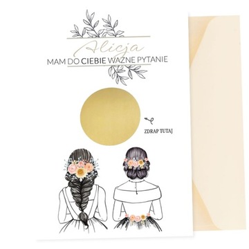 Prośba o ŚWIADKOWANIE - ZDRAPKA świadkowa