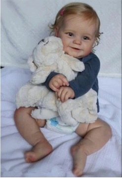 Reborn Baby Silicone Cokela 60cm Korpus z tkaniny