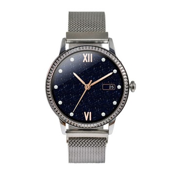 Zegarek damski smartwatch srebrny WCF18 Watchmark