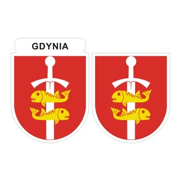 Naklejki herb GDYNIA