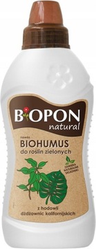 Biohumus do roślin zielonych BiOPON Natural płynny nawóz 1L