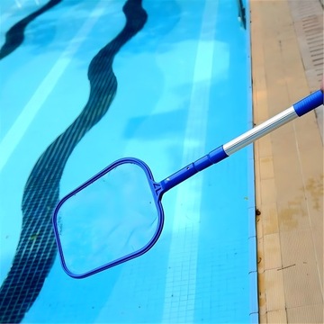 Odkurzacz DO BASENU zestaw do czyszczenia basenowy dna oczka wodnego siatka